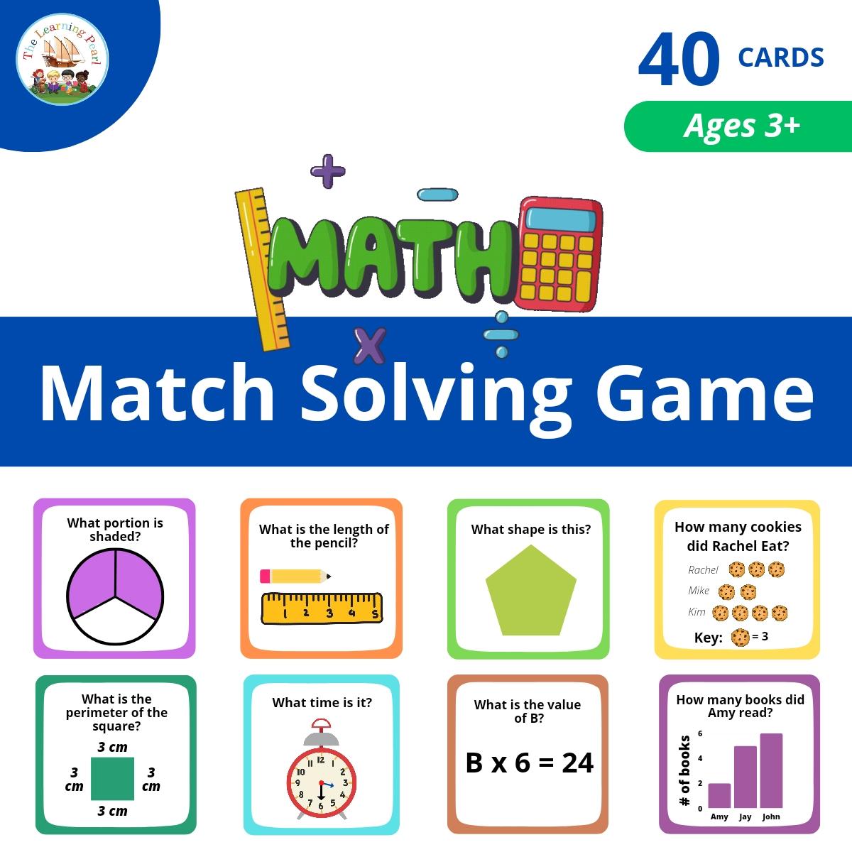Math Skills Memory Game